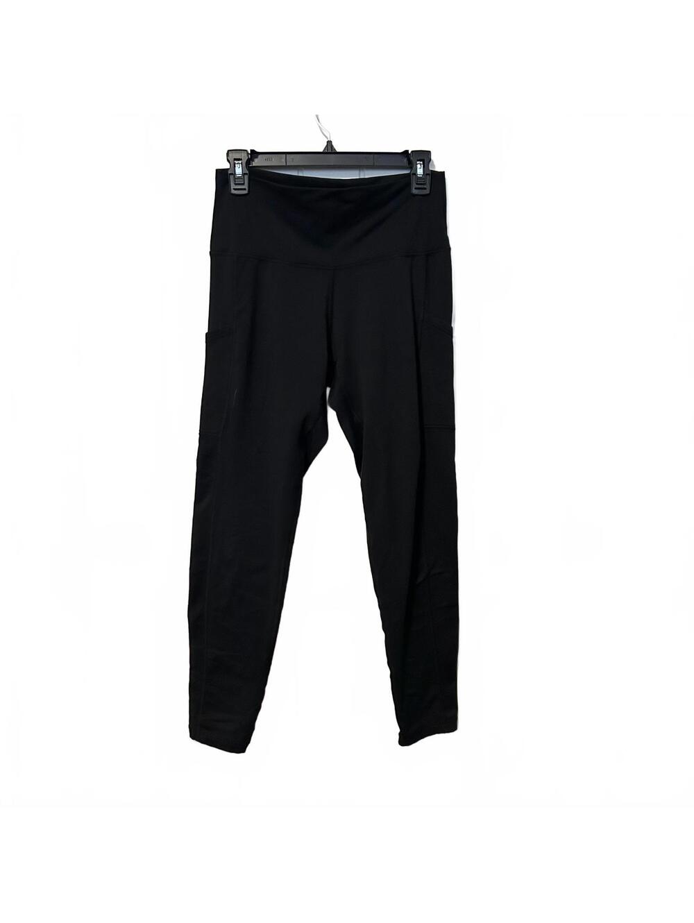 Black Pocket leggings 7/8 Size large - Aerie Chill Play Move